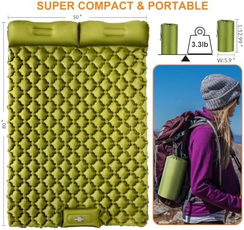 Extra thick double person sleeping pad — photo 5