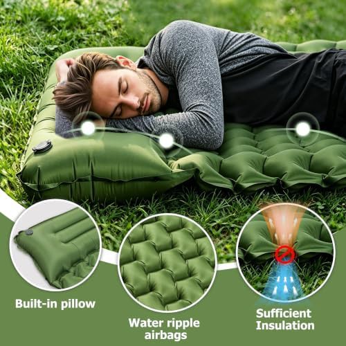 Ultralight inflatable sleeping pad with pump — photo 3
