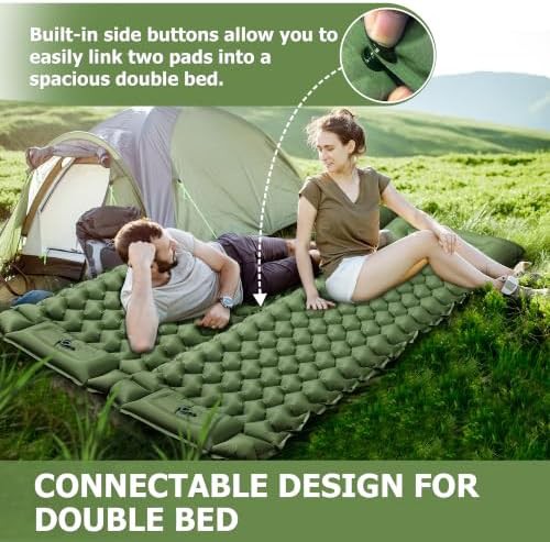 Ultralight inflatable sleeping pad with pump — photo 5