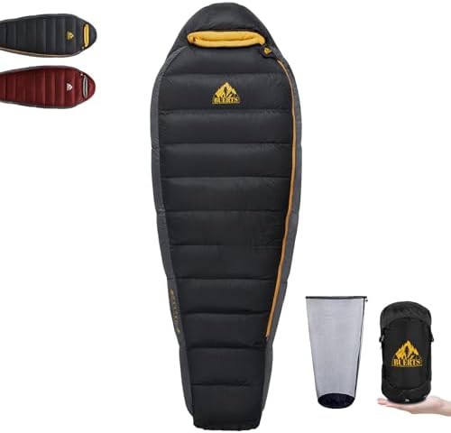 Ultralight 680FP Down Sleeping Bag for Adults