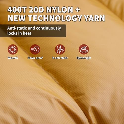 Ultralight 680FP Down Sleeping Bag for Adults — photo 4