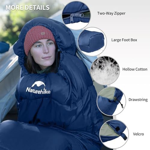Naturehike navy medium mummy sleeping bag — photo 4