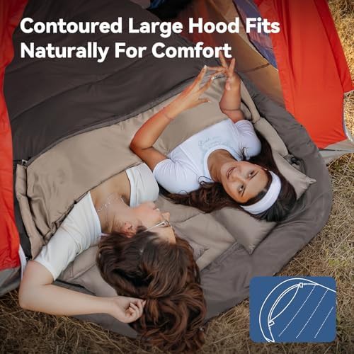 Mummy style double sleeping bag for couples — photo 3