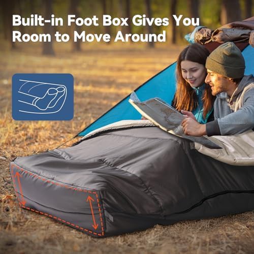 Mummy style double sleeping bag for couples — photo 5