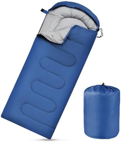 Navy Blue Waterproof Backpacking Sleeping Bag