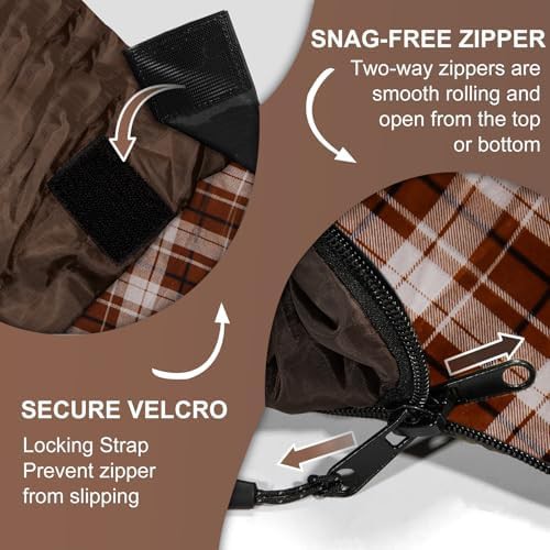 Queen size double sleeping bag for adults — photo 4