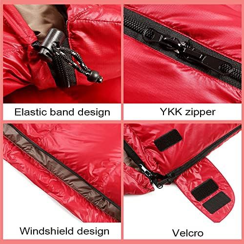 Goose down envelope winter sleeping bag — photo 4