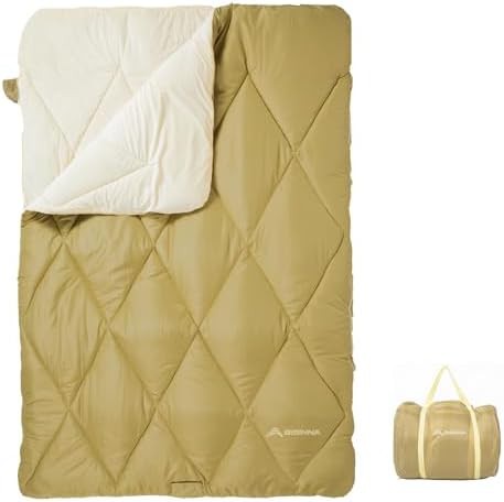 Double Flannel Sleeping Bag for Two People