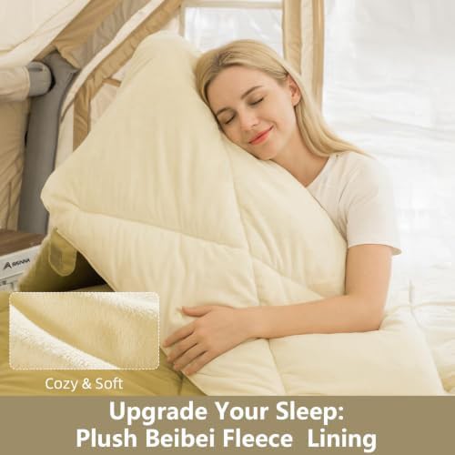 Double Flannel Sleeping Bag for Two People — photo 5
