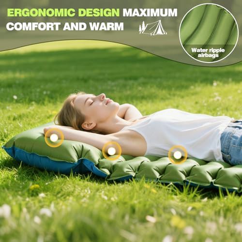 Four inch ultralight sleeping pad with pillow — photo 5