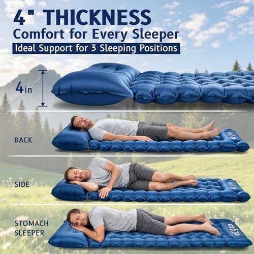 Ultralight sleeping pad with foot pump — photo 3