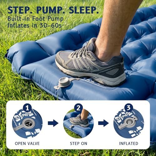 Ultralight sleeping pad with foot pump — photo 4