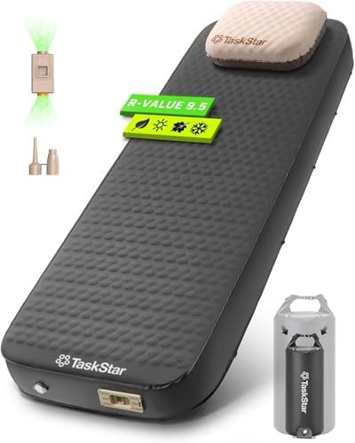 Four inch self inflating camping pad