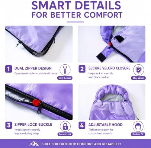 Lightweight waterproof three season sleeping bag — photo 5