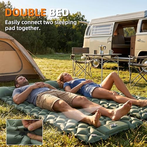 Compact air mattress backpacking mat — photo 4