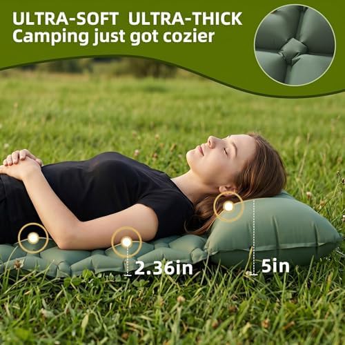 Compact air mattress backpacking mat — photo 5